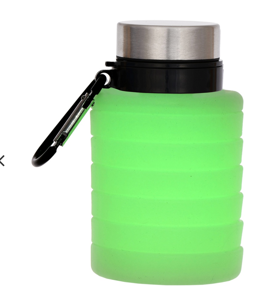 Glow in the Dark Collapsible Water Bottle