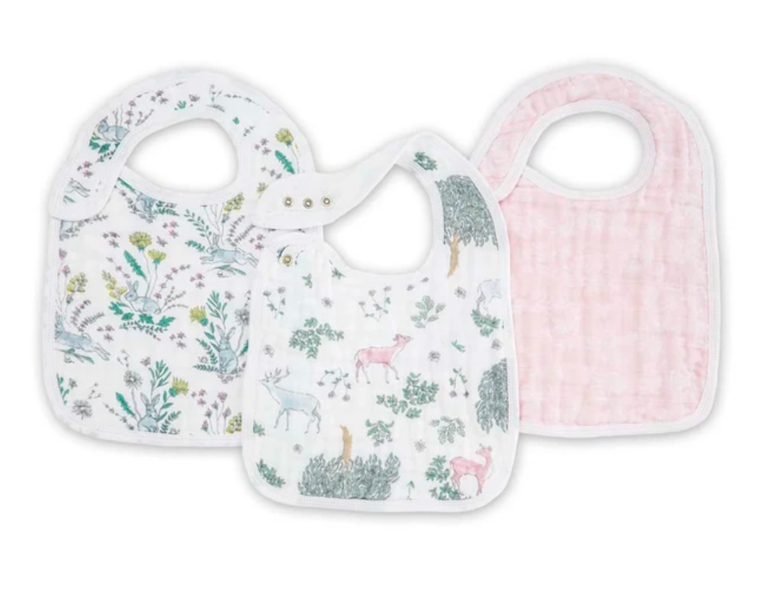 Forest Fantasy Classic Snap Bibs