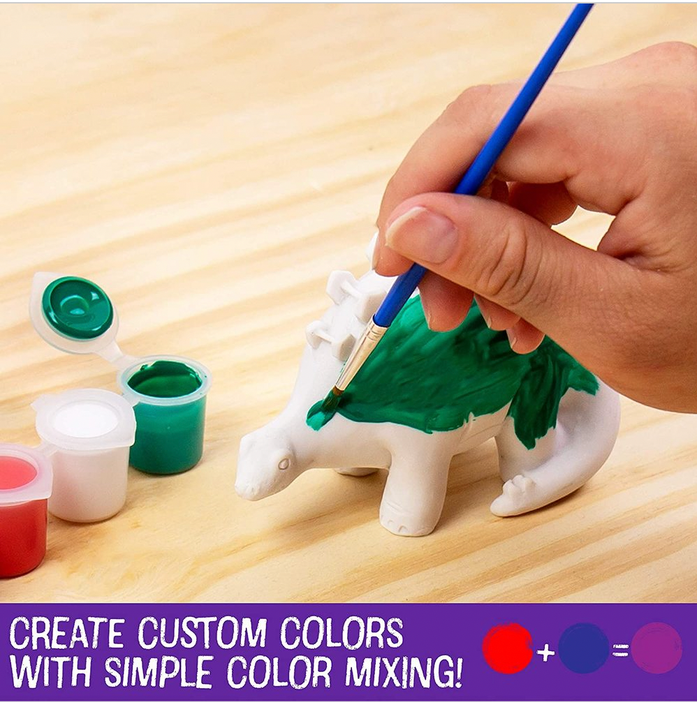 Paint Your Own Dinosaur Figurines