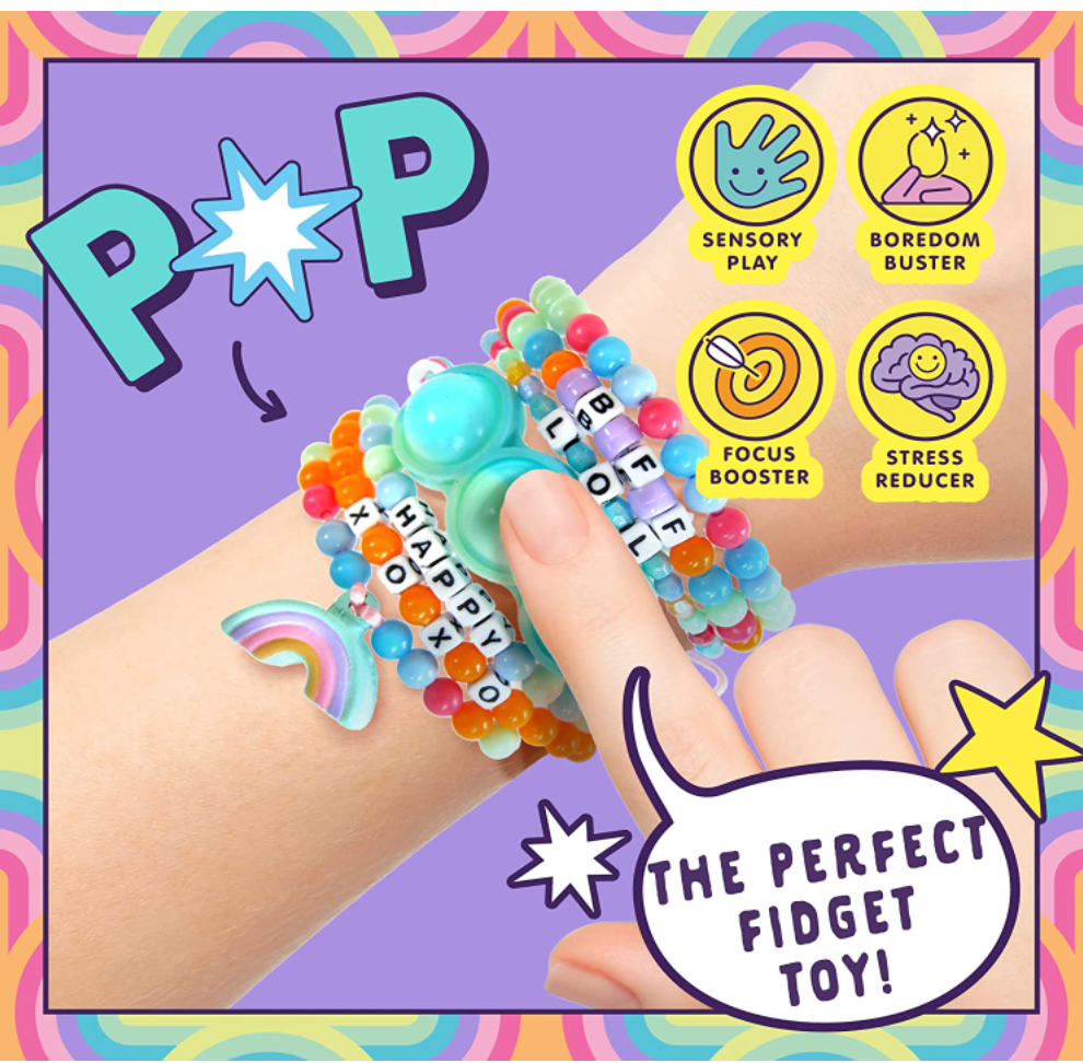 Just My Style Fidgiwear Rainbow D.I.Y. Squish & Pop Jewelry