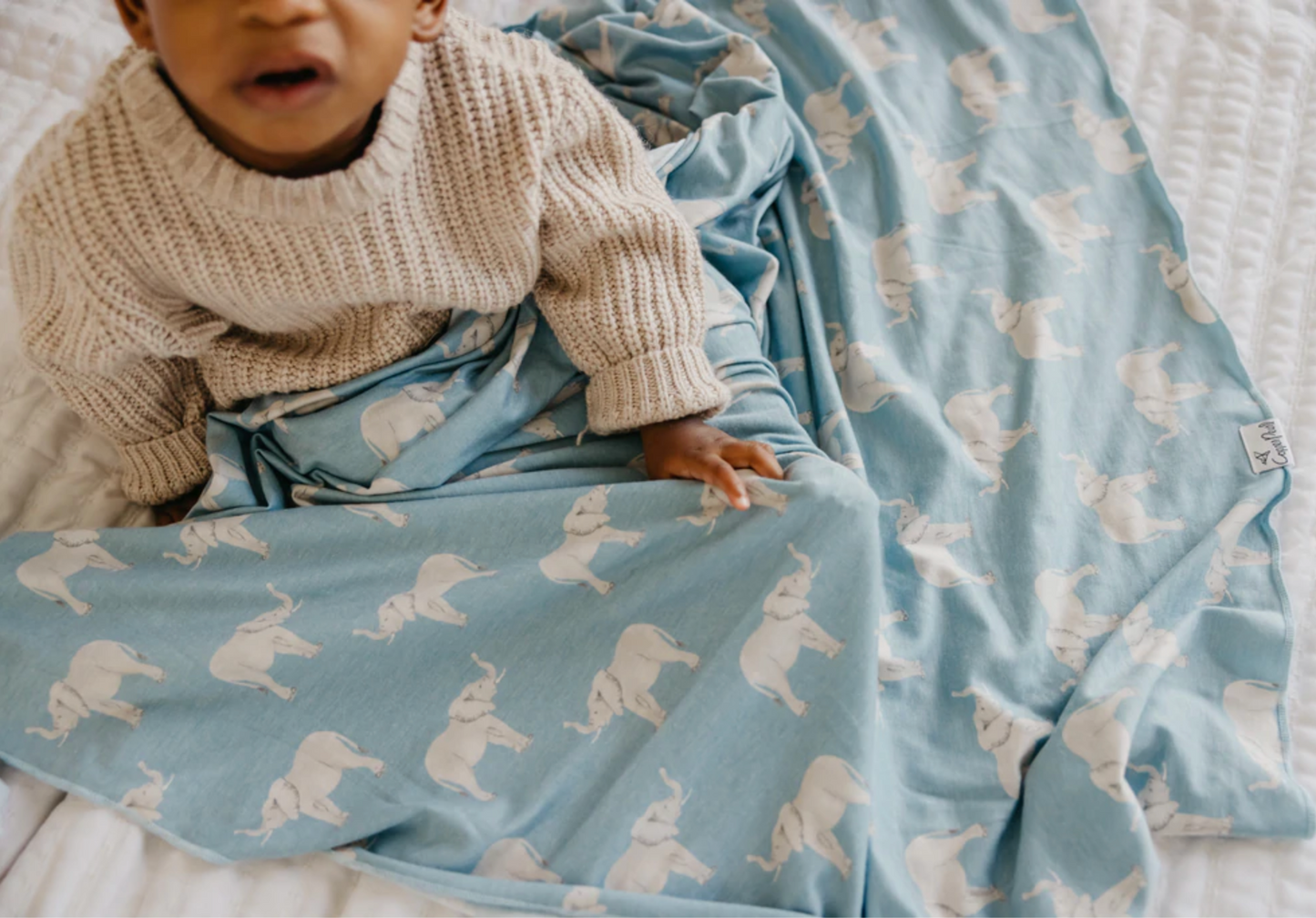 CP Peanut Swaddle Blanket