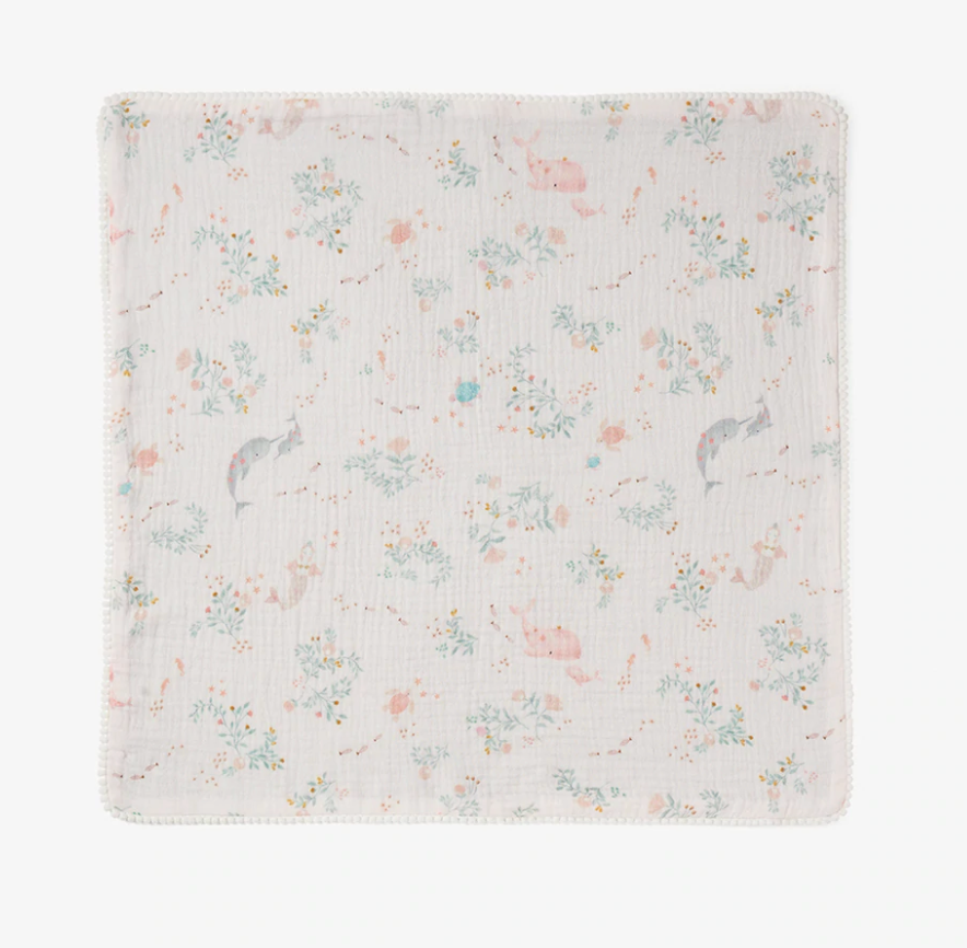 Sea Magic Muslin 20x20 Blankie