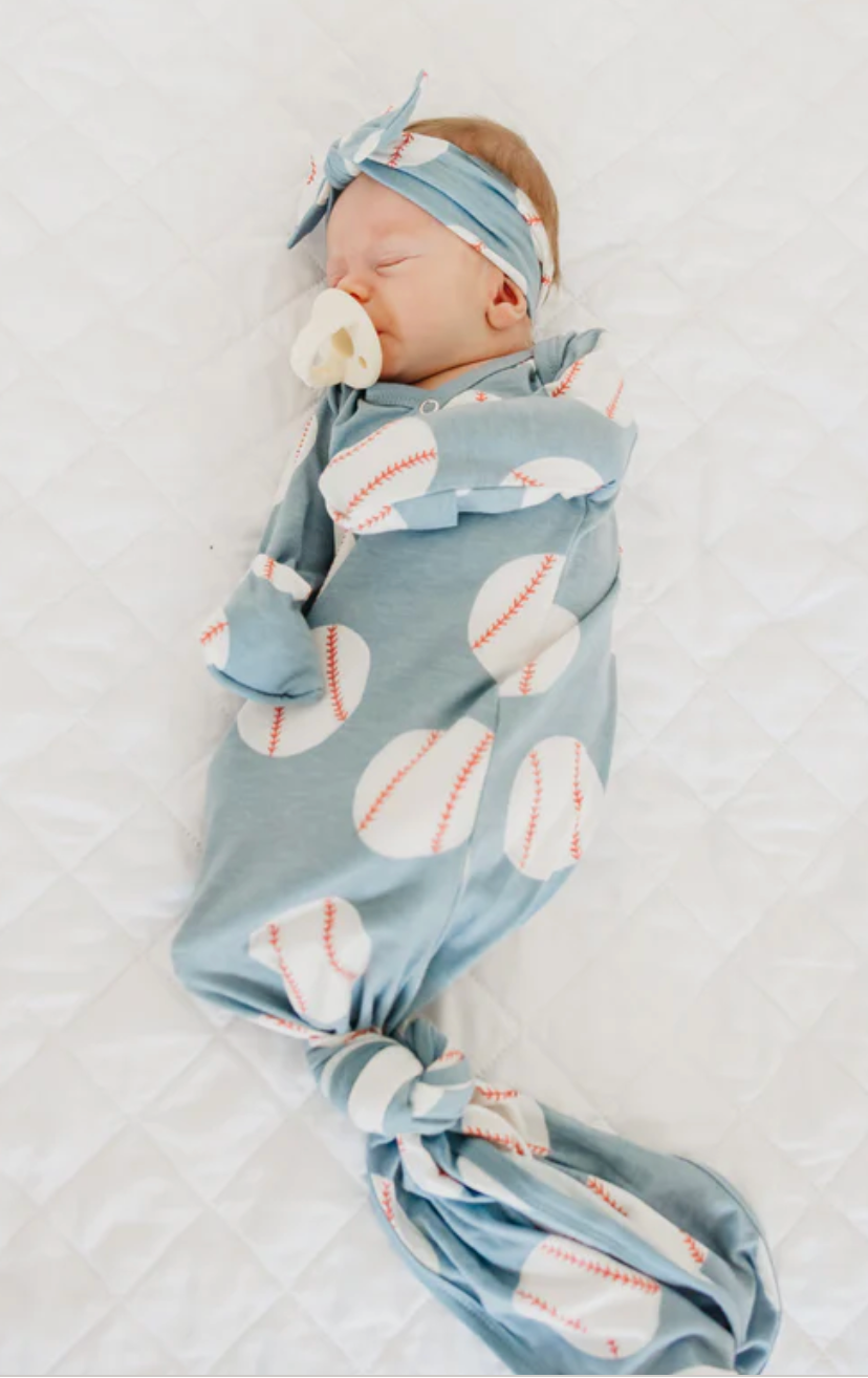 Copper Pearl Slugger Knotted Gown