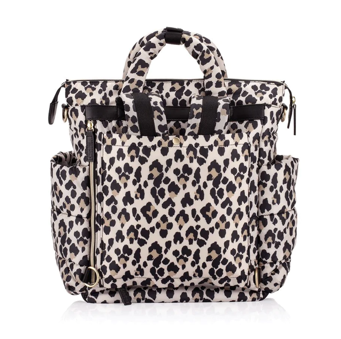 Dream Convertible Leopard Diaper Bag