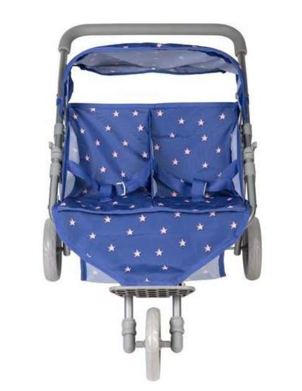 Starry Night Twin Jogger Stroller