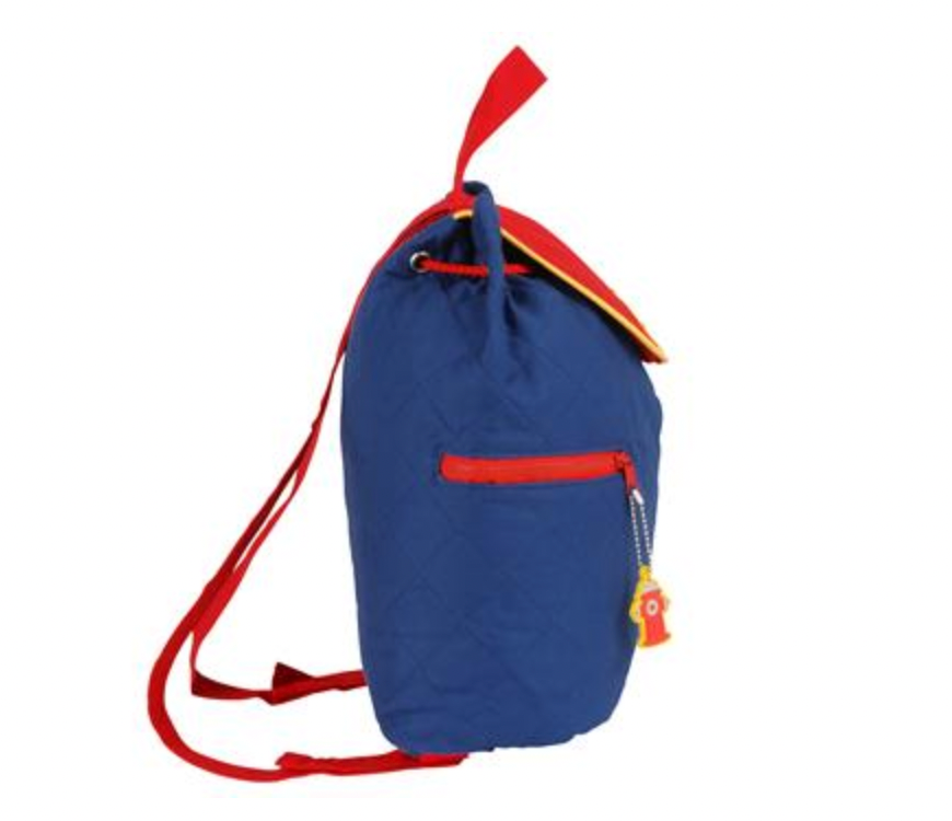 FIRETRUCK QUILTED BACKPACK