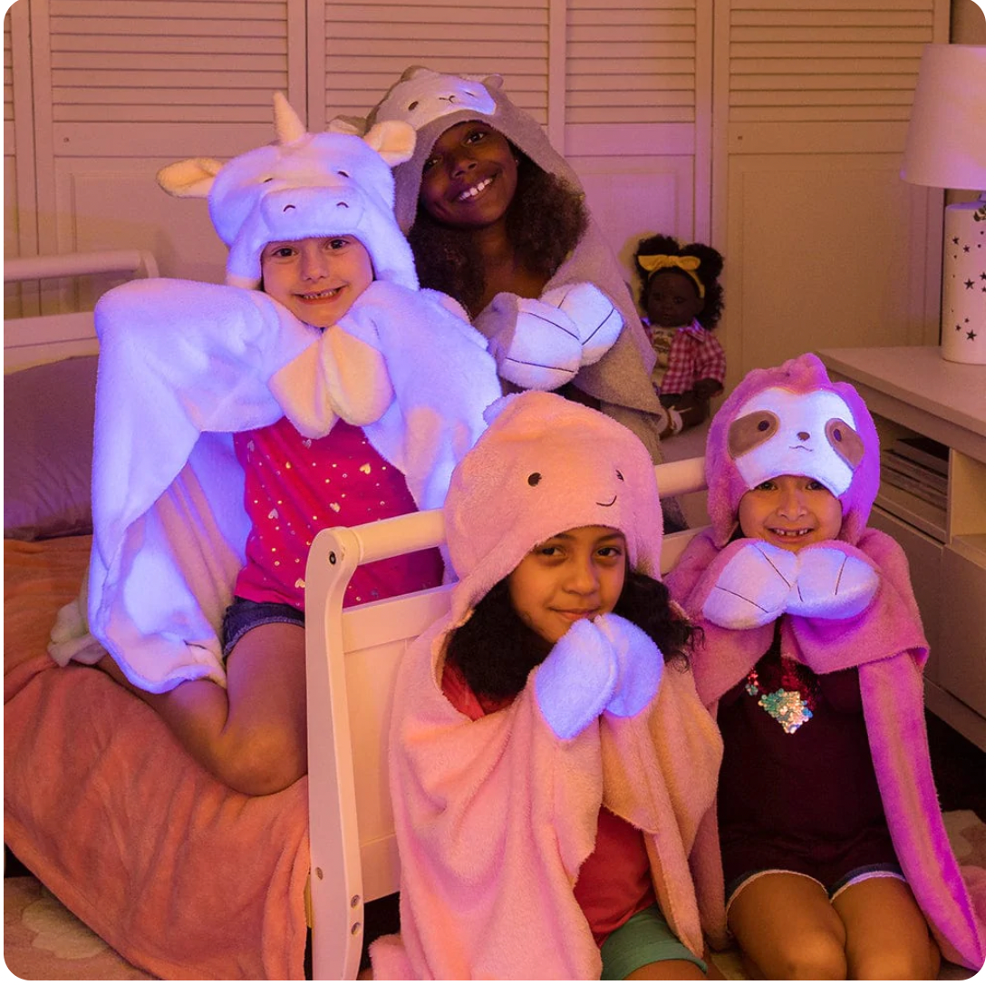 Snuggle and Glow Cuddle Hoodie Unicorn