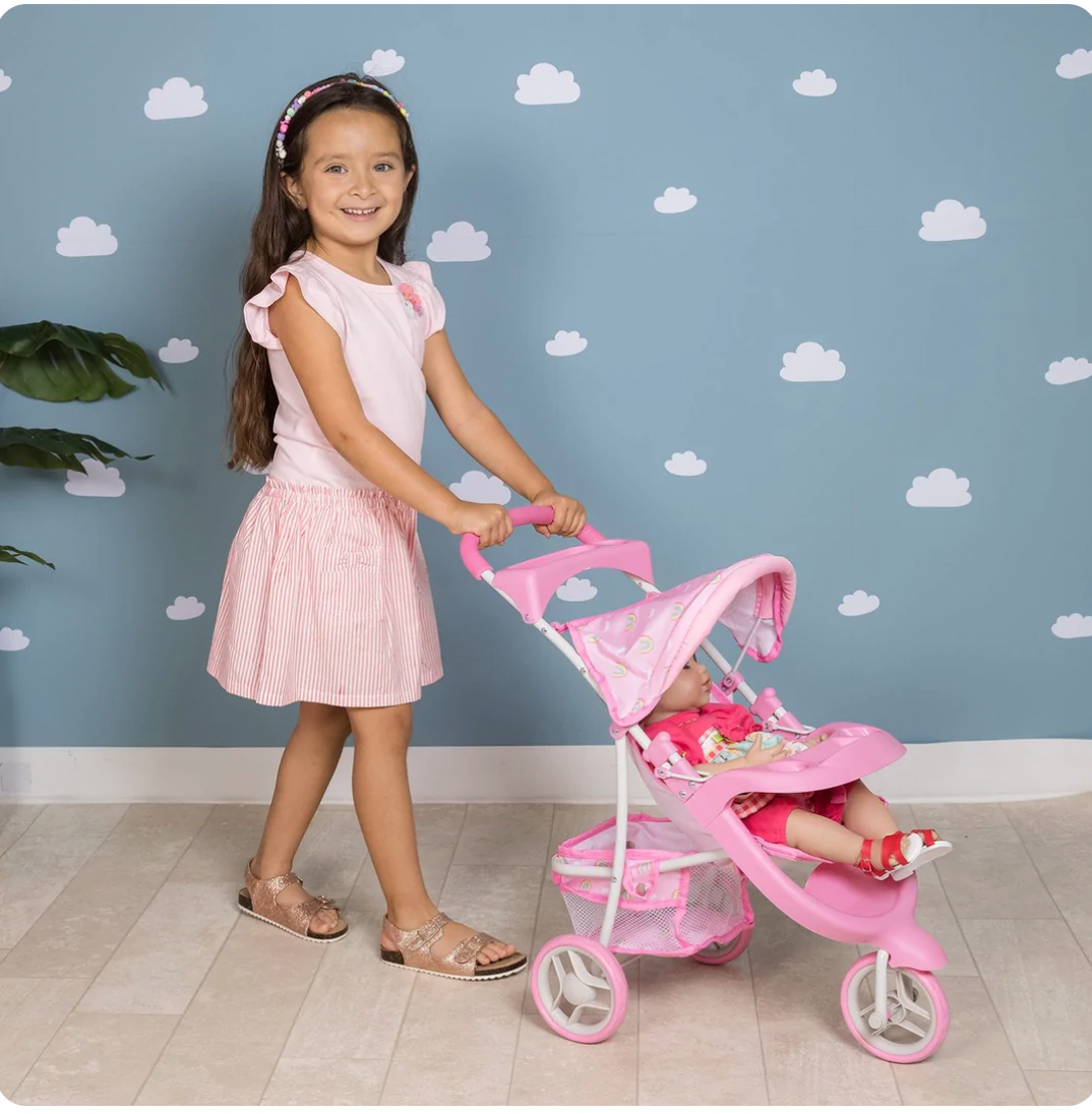 Rainbow Rose Snack and Go Stroller