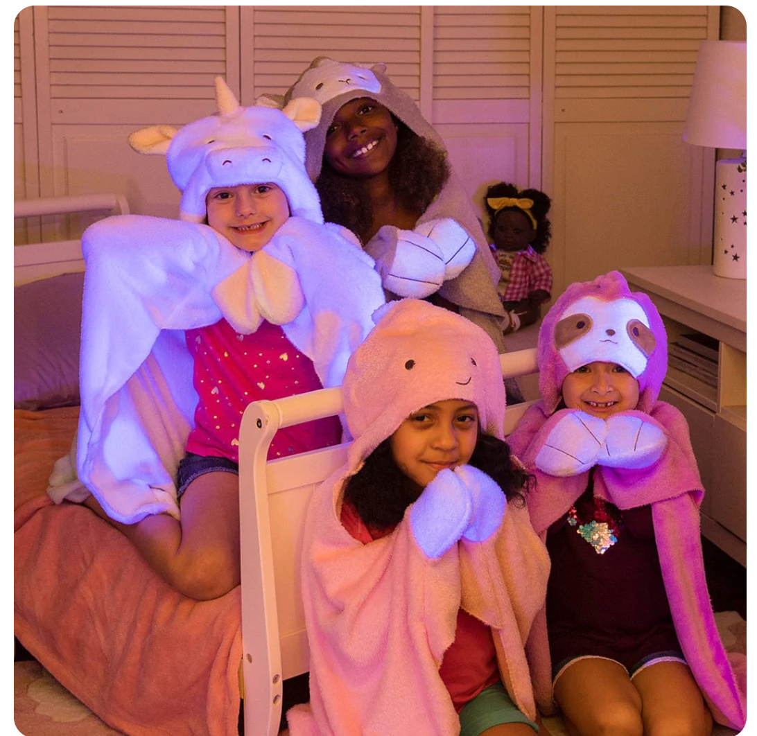Snuggle and Glow Cuddle Hoodie Dino