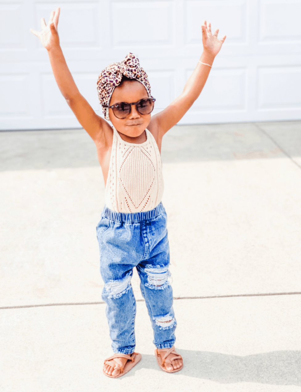 Frankie Distressed Denim Jeans - Dark Wash