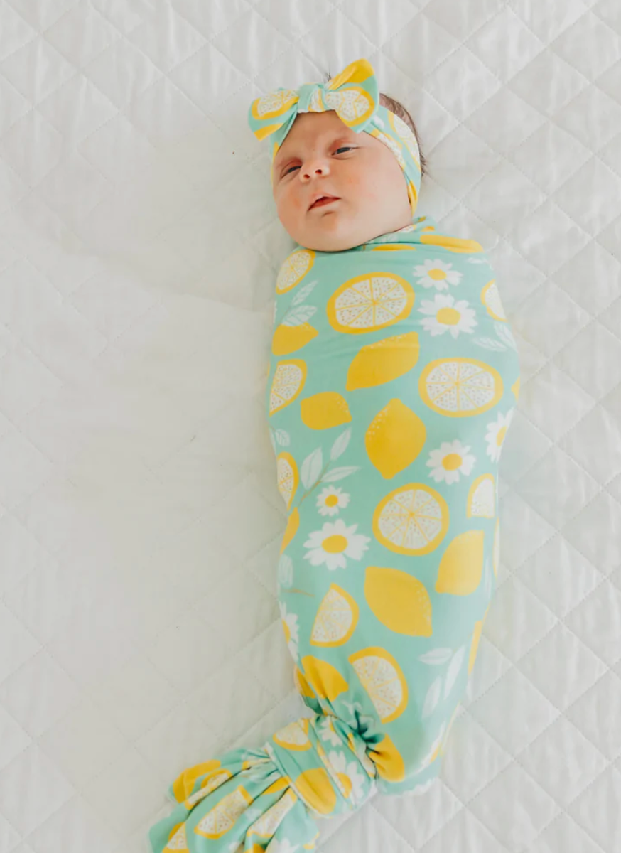 CP Lemon Swaddle Blanket