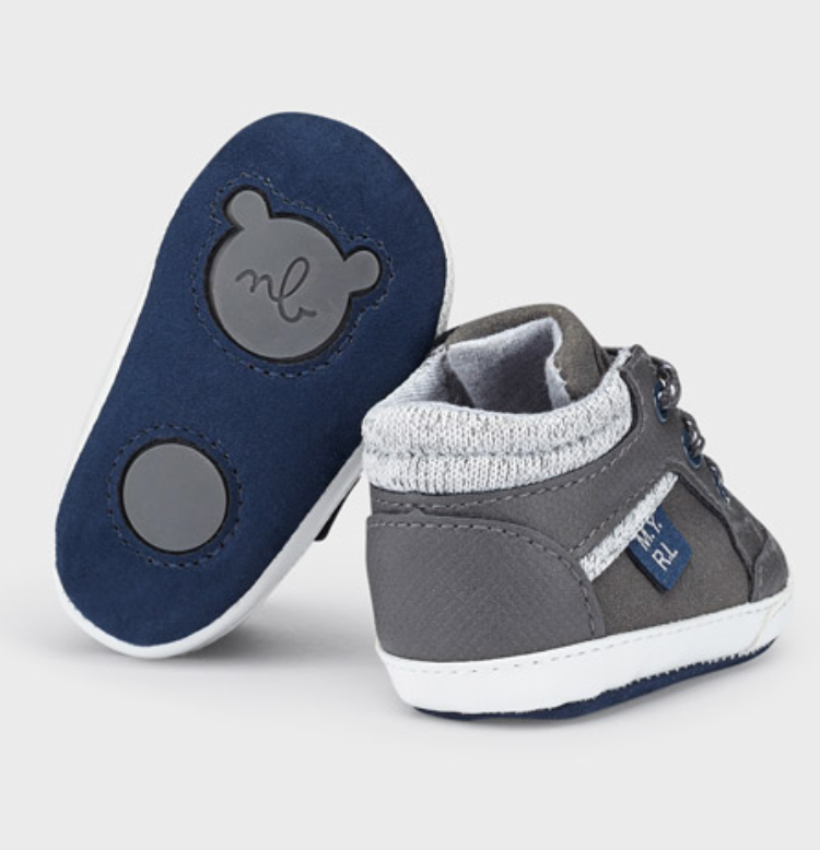 Grey Boot Boy Shoe