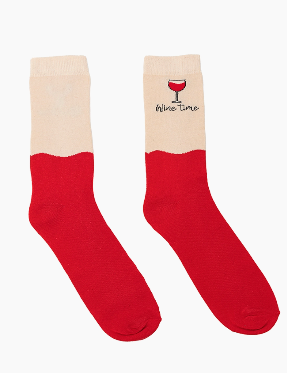Wine 3D Socks