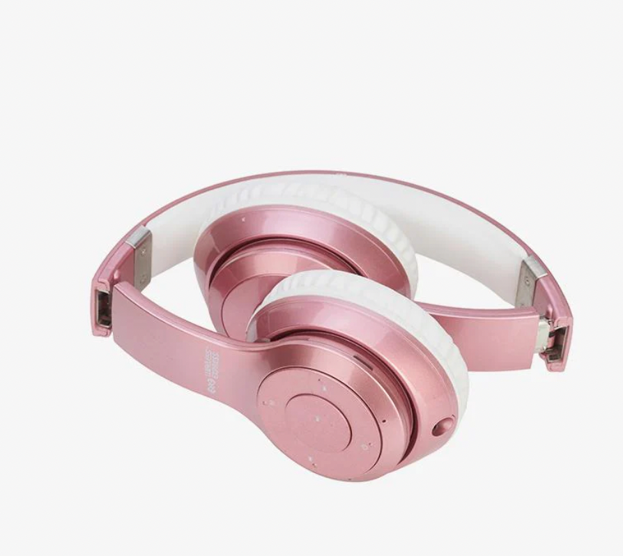 Stereo Bluetooth Headphones Rose Gold