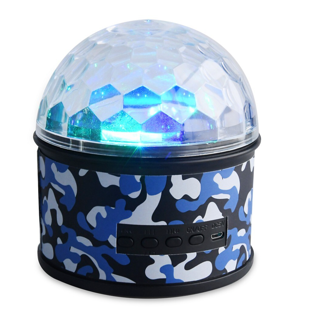 Funlight Bluetooth Stereo Speaker Blue Camo