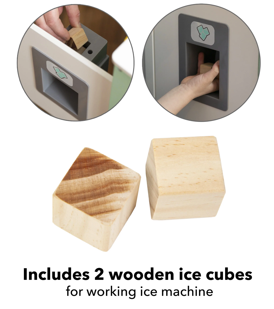 Orders Up Wooden Food Truck Kitchen with 12-Piece Wooden Culinary Play Set