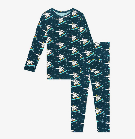 Posh Peanut Yeti Long Sleeve Basic Pajamas