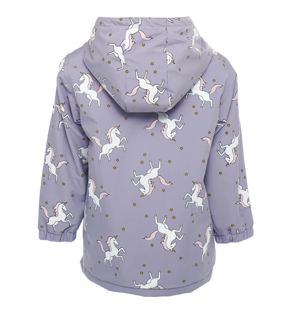 Unicorn Color Changing Kids Rain Jacket