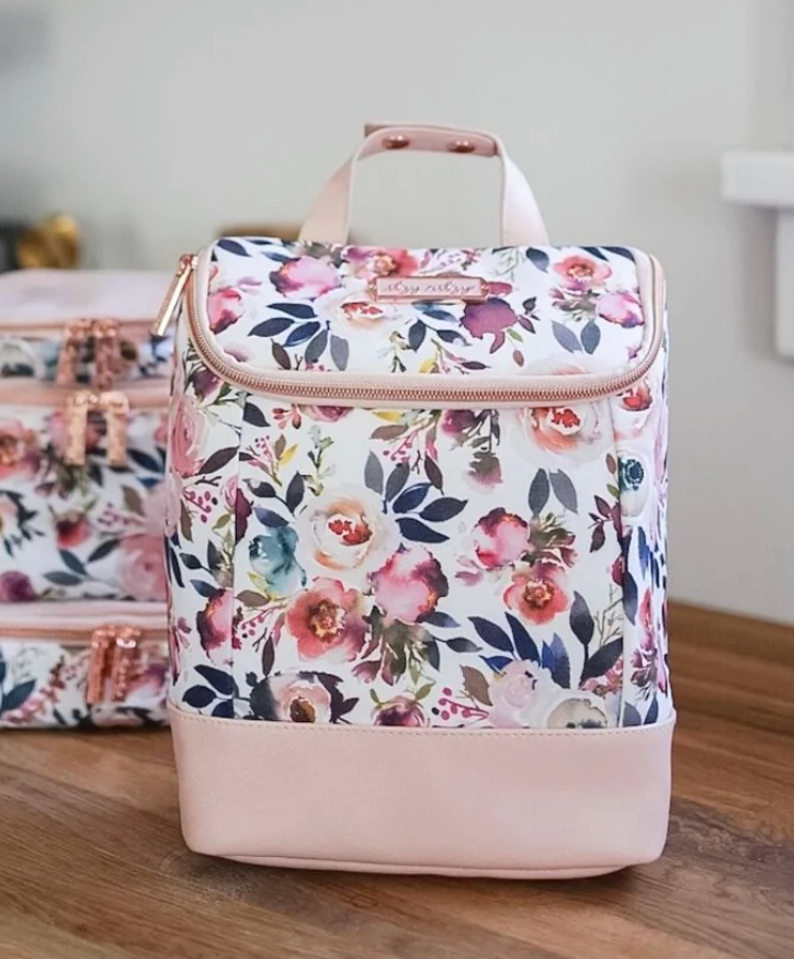 Blush Floral Chill Like A Boss Bottle Bag