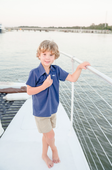 SBC Signature Pima Polo Navy