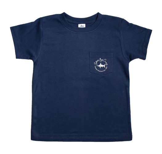 SB Sea Island SS Pima Pocket Tee Navy