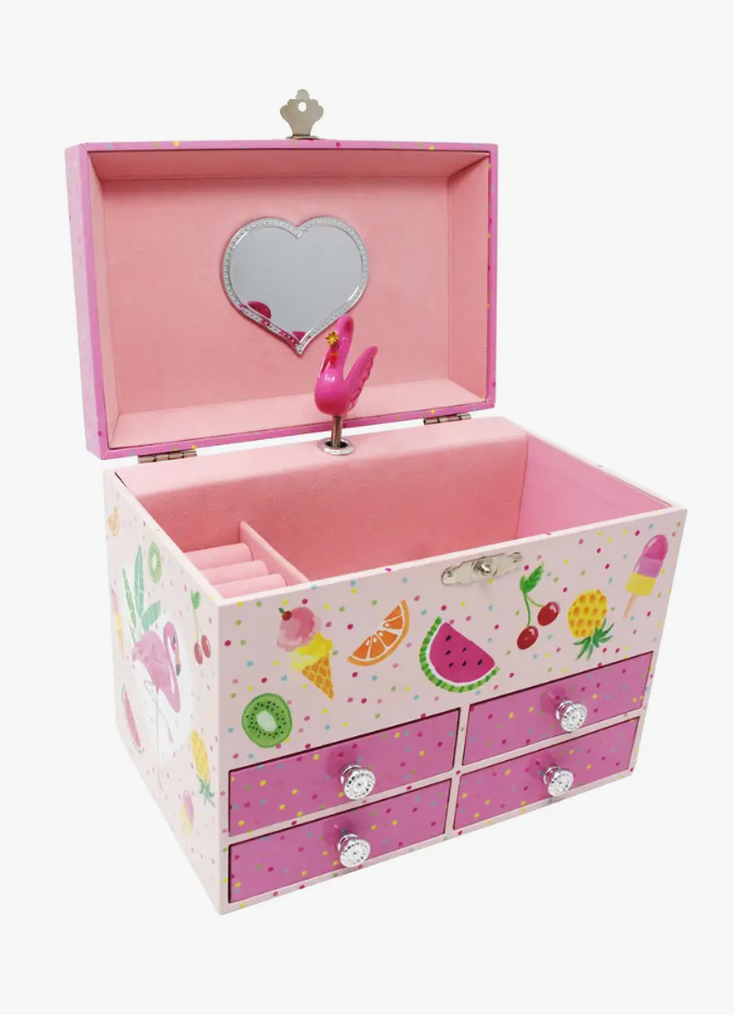Fabulous Flamingo Medium Music Box