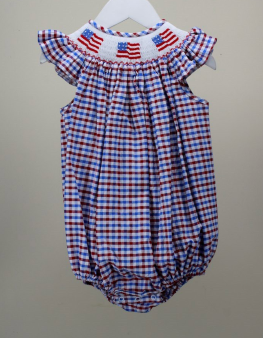 Red Blue & White Melanie Bubble