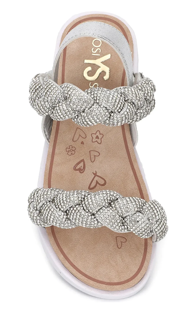 Miss Bradie Glam Sandal-Silver