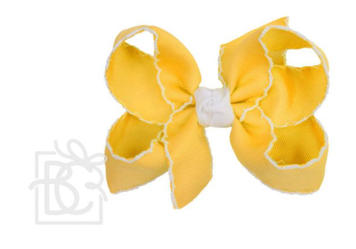 3.5'' Crochet Edge Bow