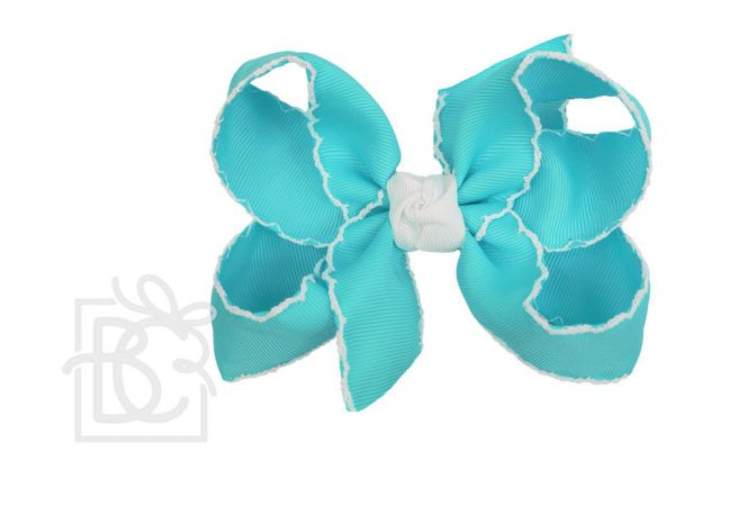 3.5'' Crochet Edge Bow