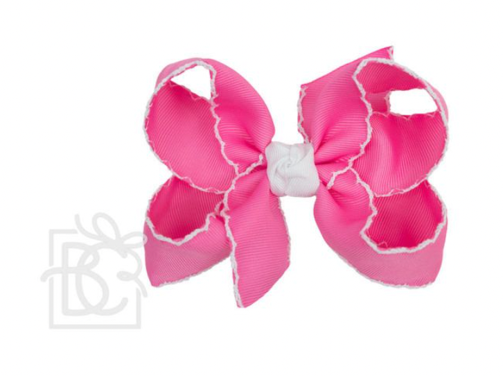 3.5'' Crochet Edge Bow