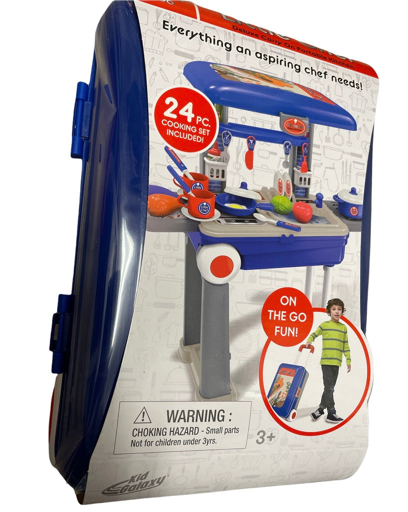 On the Go Little Chef Rolling Suitcase