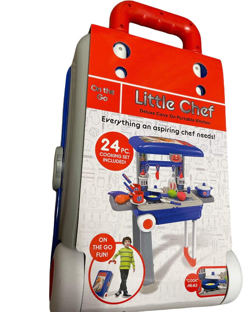 On the Go Little Chef Rolling Suitcase