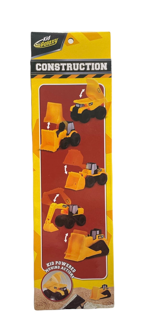 Push & Go Mini Construction Vehicles 5 Pack