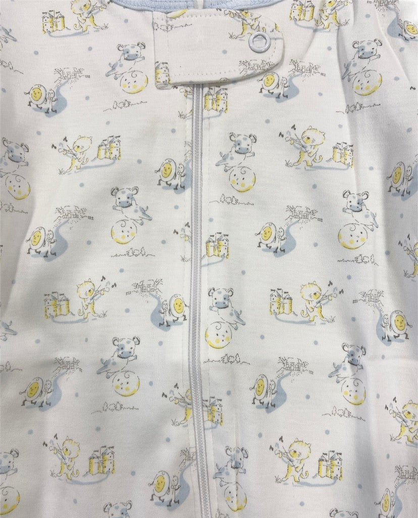 Nursery Rhymes Blue Footie