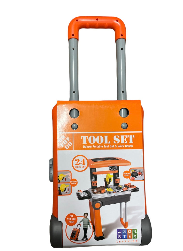 On The Go Tool Set Rolling Suitcase