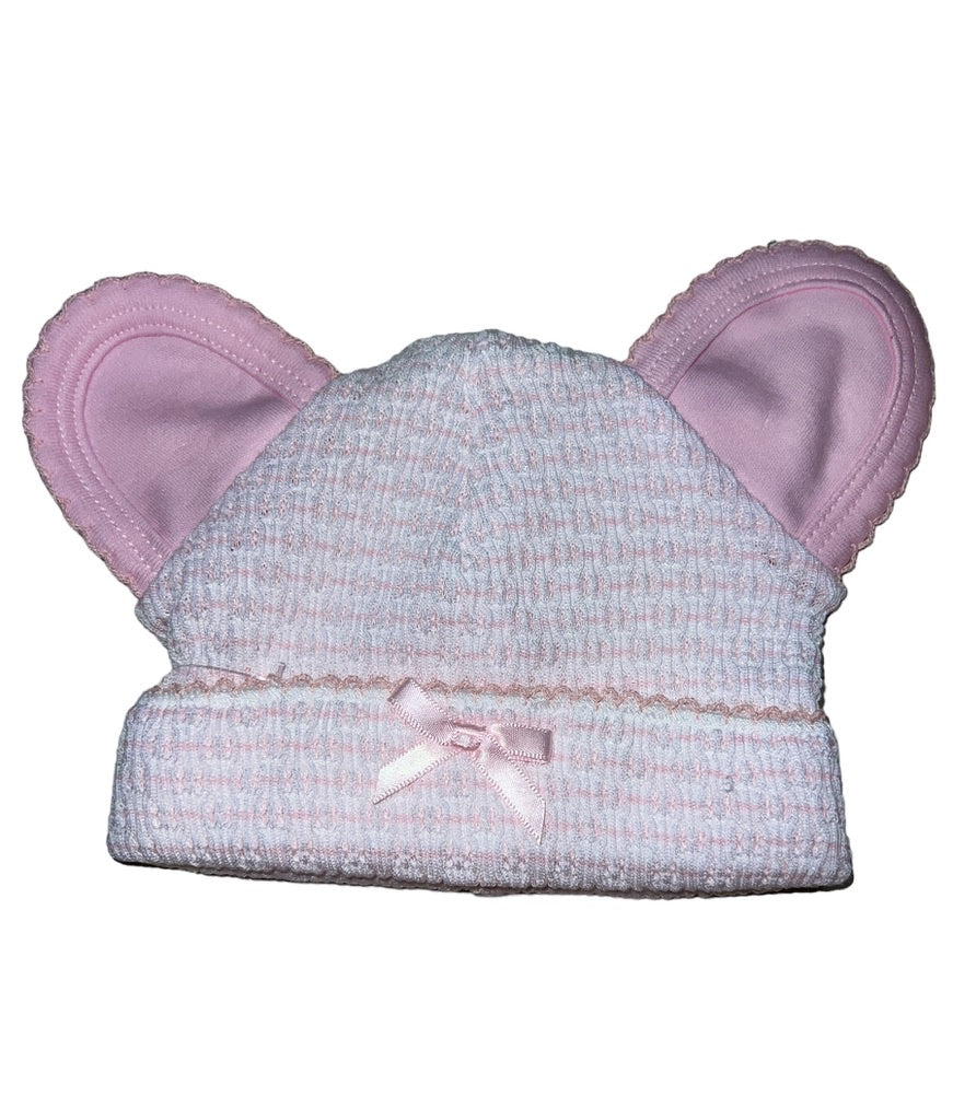 Paty Bear Cap Pink PS w/Pink Jersey Trim