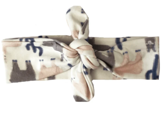 Llama Knotted Headband