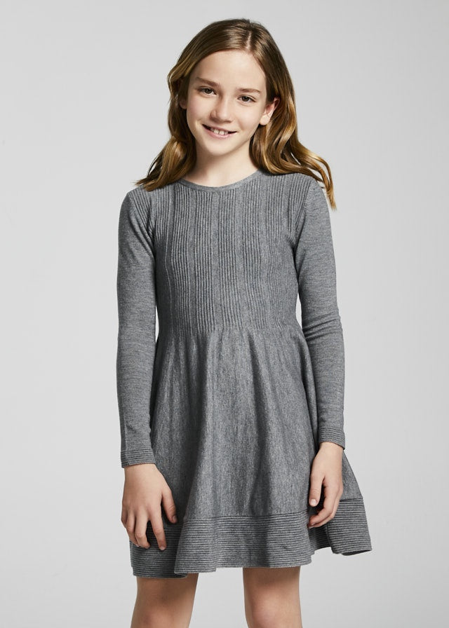 Steel Tricot Knit Dress
