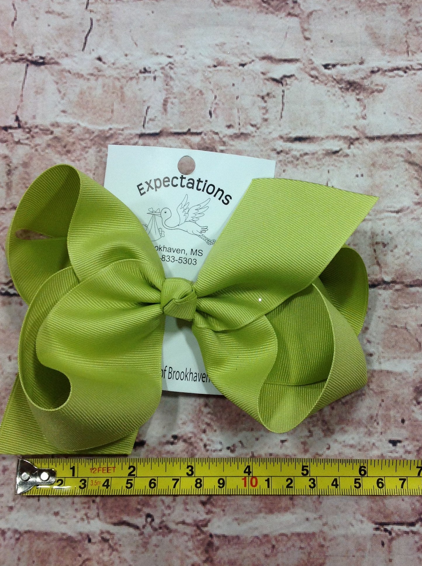 Pistachio Green Hairbow