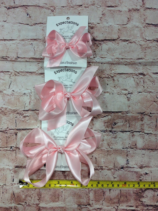 Light Pink Satin Bow