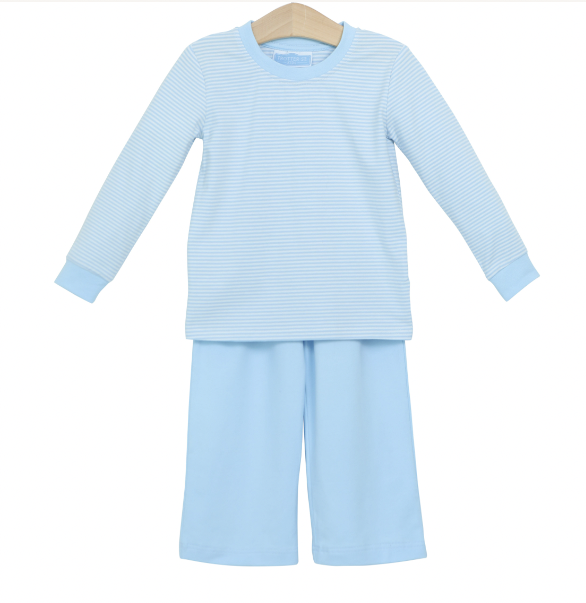 Miller Blue Stripe Long Sleeve Pant Set