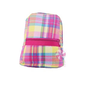 Popsicle Plaid Seersucker Sm Backpack