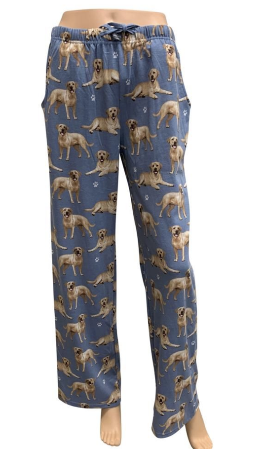 YELLOW LABRADOR PJ PANTS