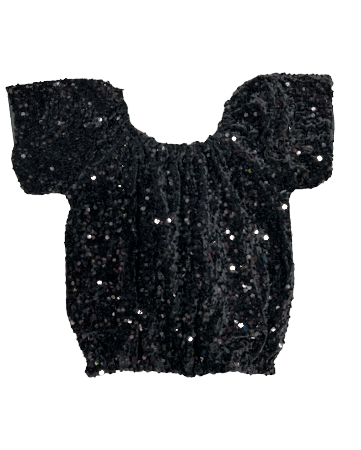 Black Sequin Top