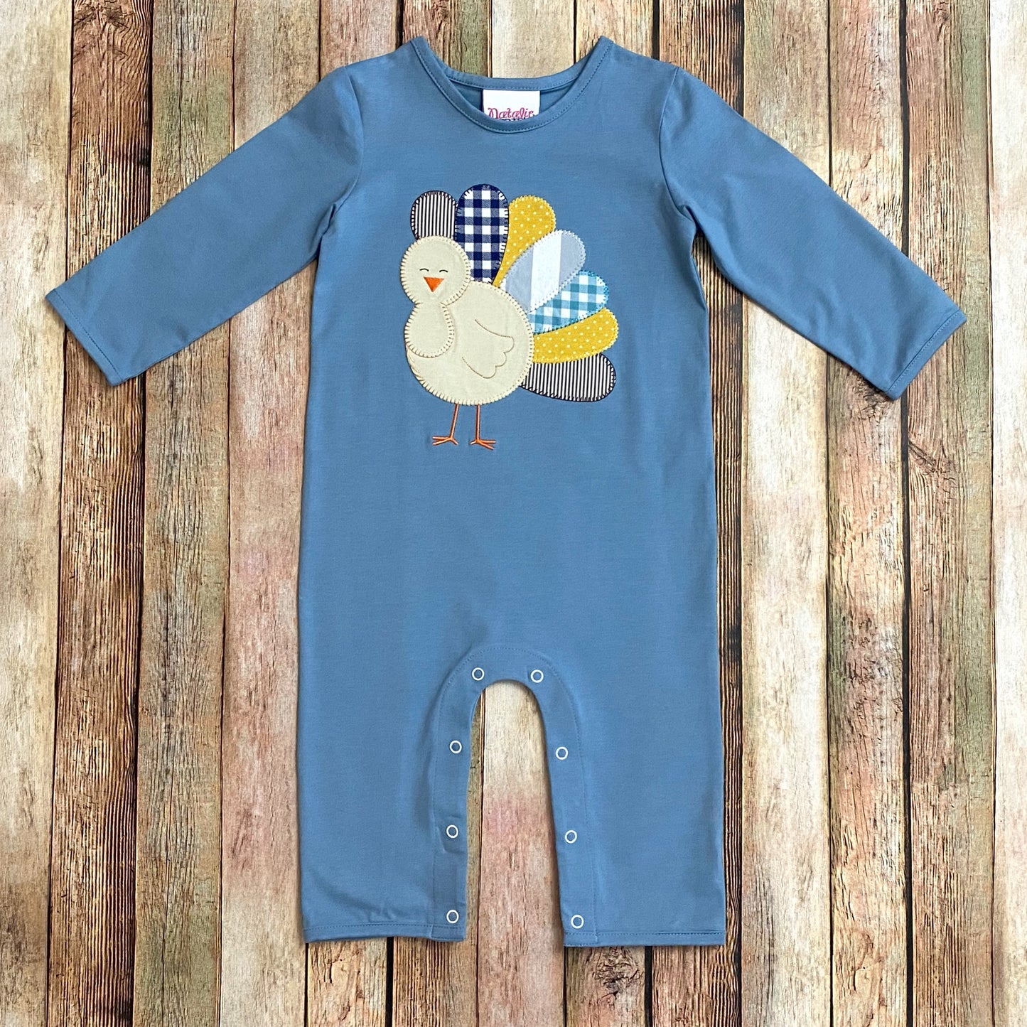 NG Turkey Boy Romper