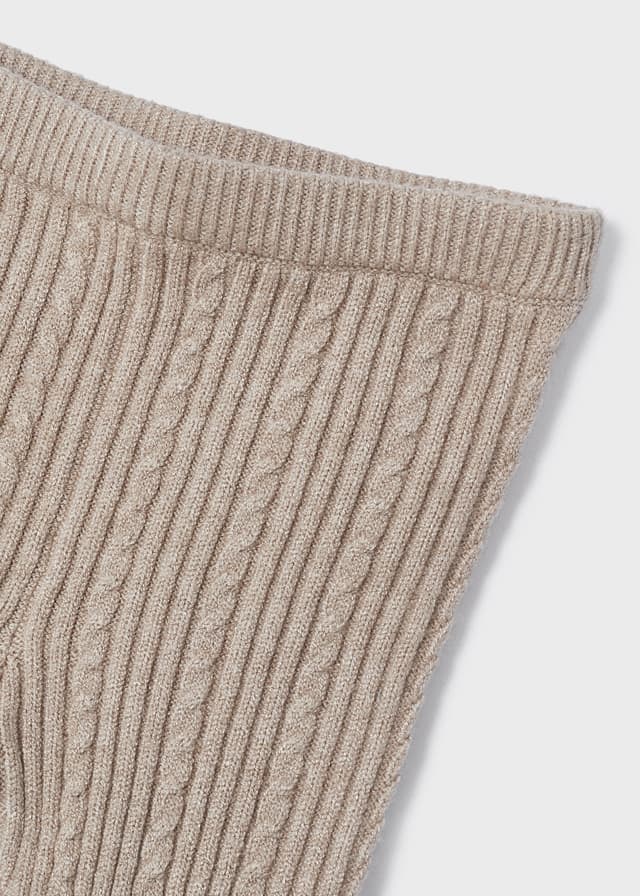Tan Mole Knitted Leggings