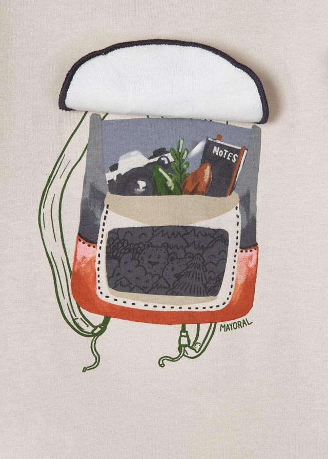 Oatmeal Owl Long Sleeve Tee