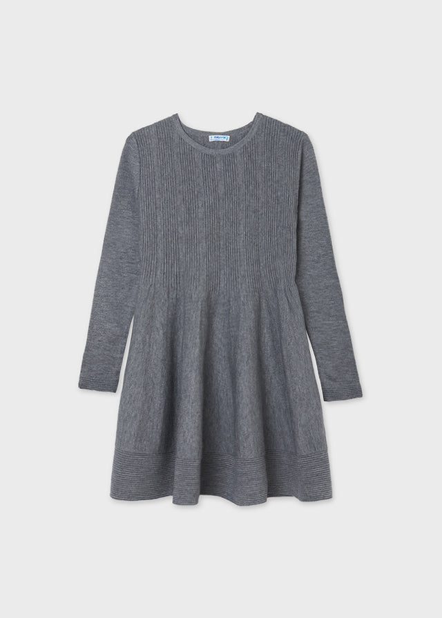 Steel Tricot Knit Dress