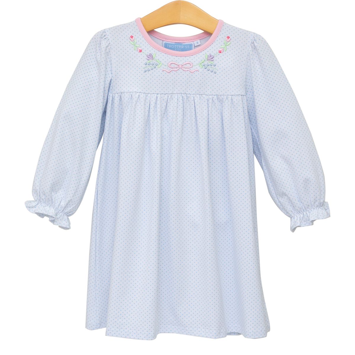 TSK Floral Embroidery Dress